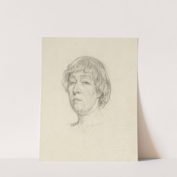 Portret van Etha Fles by Jan Veth