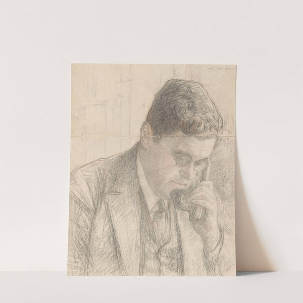 Portret van F. Mannheimer by Jan Veth