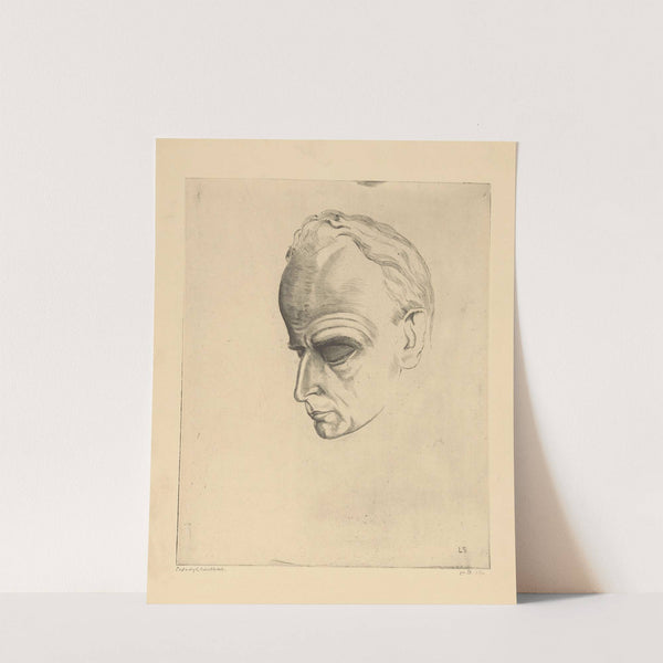 Portret van Ferdinand Bordewijk (1936) by Lodewijk Schelfhout