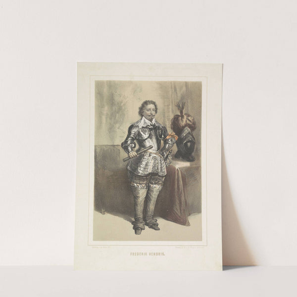 Portret van Frederik Hendrik, prins van Oranje (1831 - 1880) by Pieter Wilhelmus van de Weijer