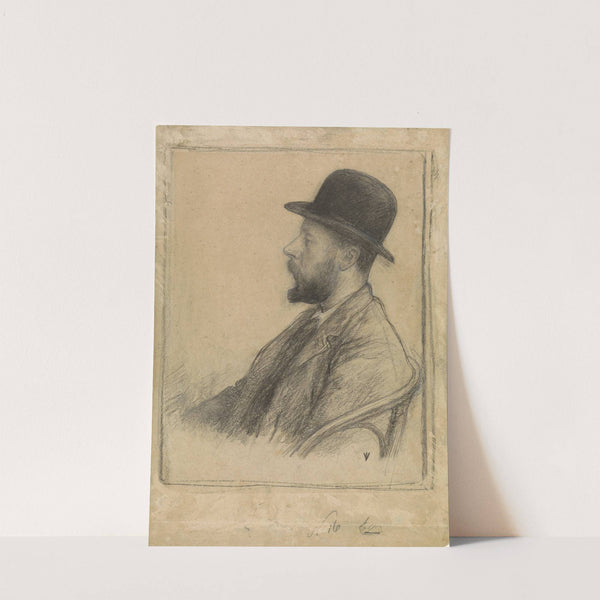 Portret van George Hendrik Breitner by Jan Veth