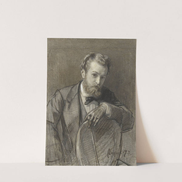 Portret van Gerardus Allebé by August Allebé