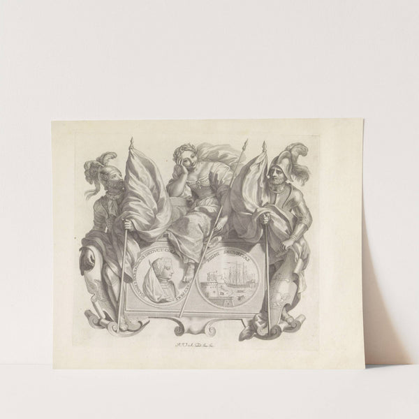 Portret van Giovanni Barbarigo en de personificatie van Vertrouwen of Veiligheid (1673-1743) by Robert van Audenaerde