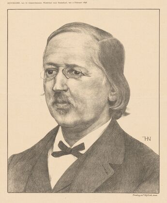 Portret van Hendrick Peter Godfried Quack