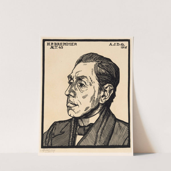 Portret van Hendricus Petrus Bremmer (1916) by Julie de Graag