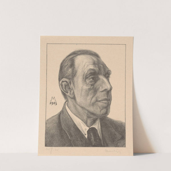 Portret van Hendricus Petrus Bremmer (1923) by Simon Moulijn