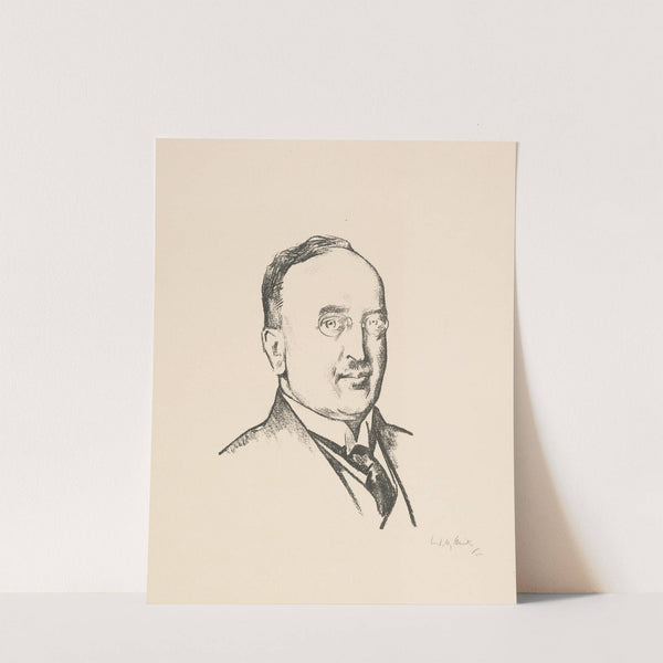 Portret van Hendrik Gerrit van Wijngaarden by Willy Sluiter