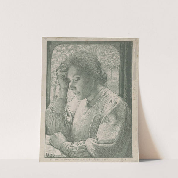 Portret van Henriëtte Roland Holst-van der Schalk (1898) by Richard Nicolaüs Roland Holst