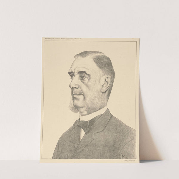 Portret van Isaac Abraham Levy by Ferdinand Hart Nibbrig