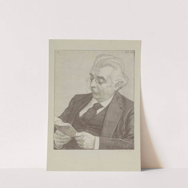 Portret van Jacob Nicolaas van Hall by Jan Veth