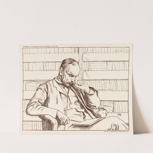 Portret van Jacob Pieter Moltzer (1895-06-23) by Ferdinand Hart Nibbrig