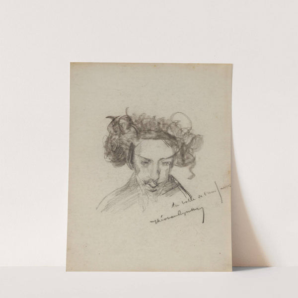 Portret van James Ensor by Theo van Rysselberghe