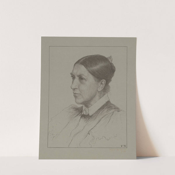 Portret van Jeltje de Bosch Kemper by Jan Veth