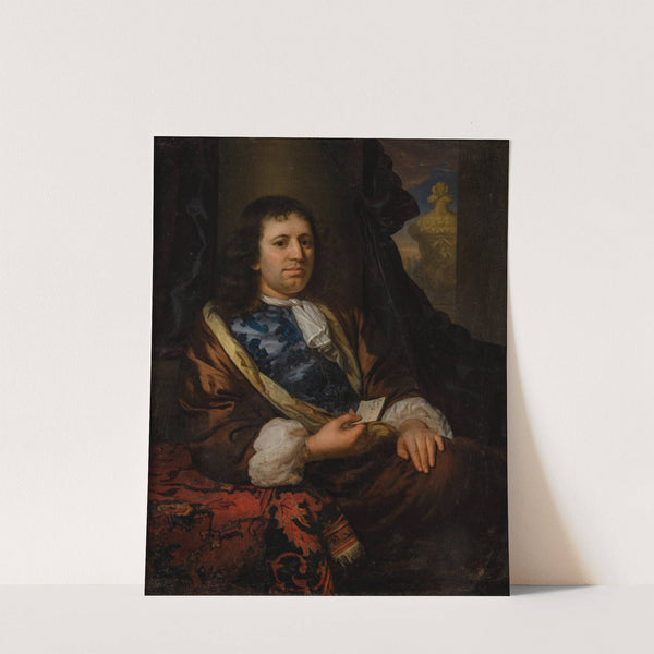 Portret van Johan de Bruin (1678-1746 by Godfried Schalcken