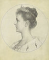 Portret van koningin Wilhelmina