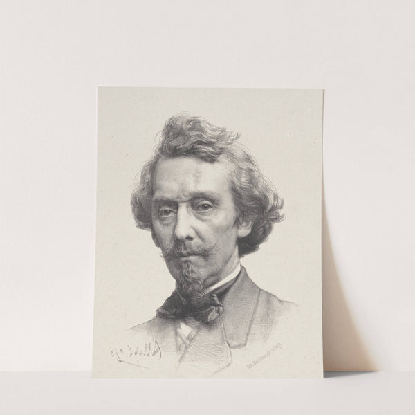 Portret van kunstenaar Petrus Franciscus Greive by August Allebé