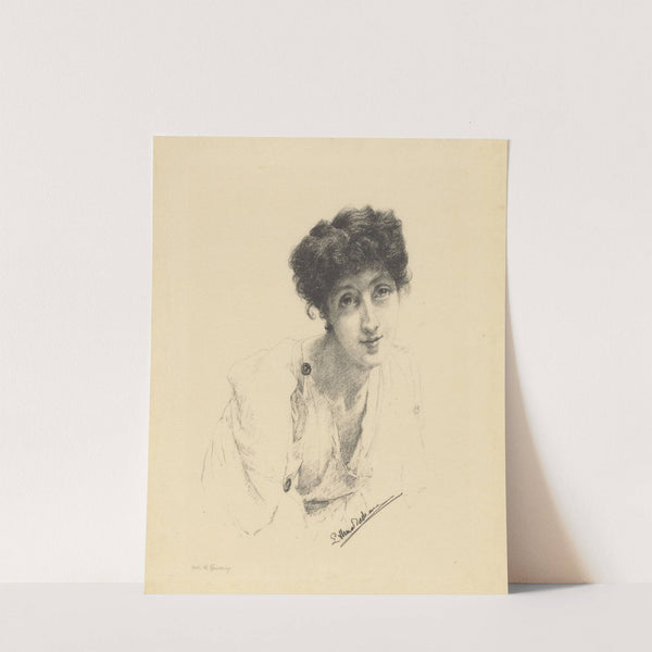 Portret van Laura Theresa Alma Tadema (c. 1871) by Lawrence Alma-Tadema