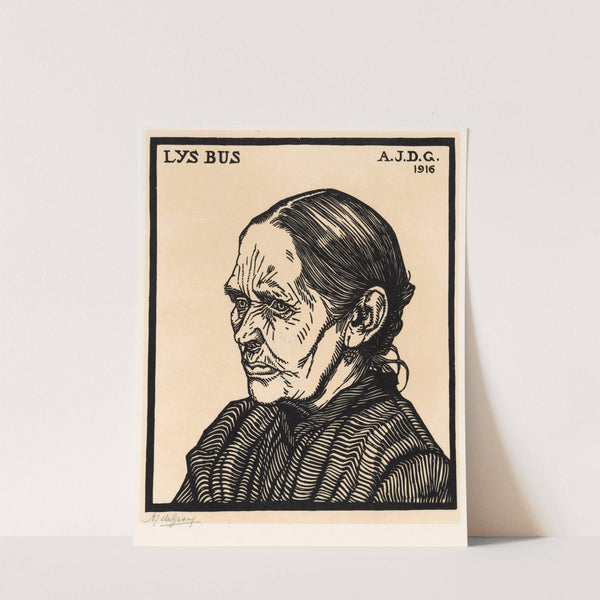 Portret van Lijs Bus (1916) by Julie de Graag