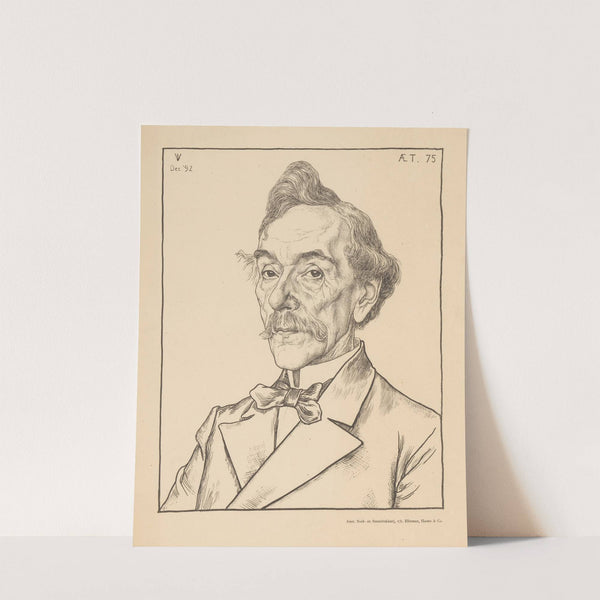 Portret van Louis Jacques Veltman by Jan Veth