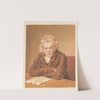 Portret van Lourens van Schaick, zittend lezend aan tafe by Pieter Christoffel Wonder