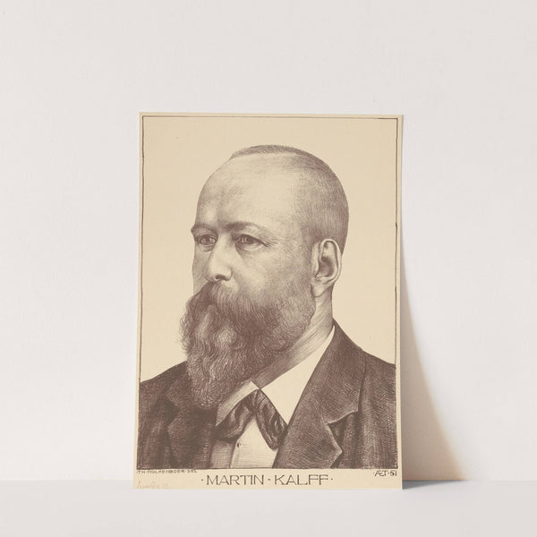 Portret van Martin Kalff by Theo Molkenboer