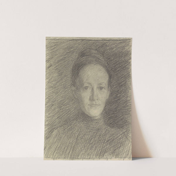 Portret van mejuffrouw C.J. Veth by Jan Veth