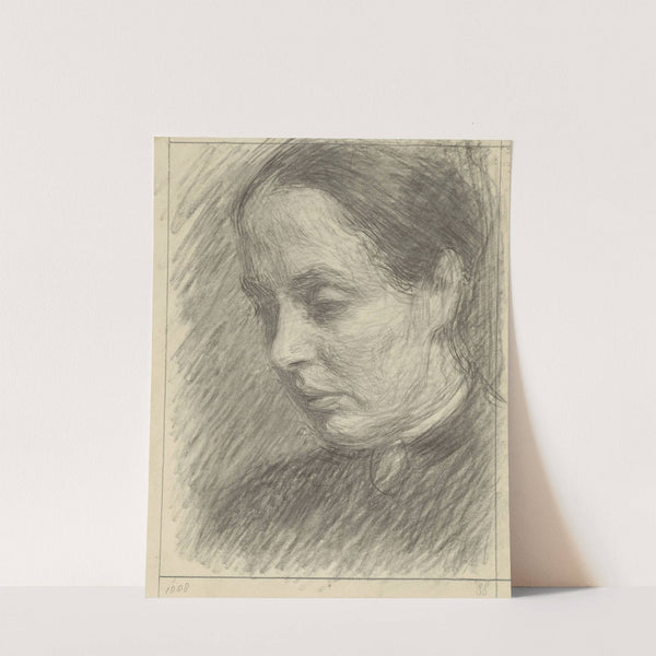 Portret van mejuffrouw S. Dirks by Jan Veth