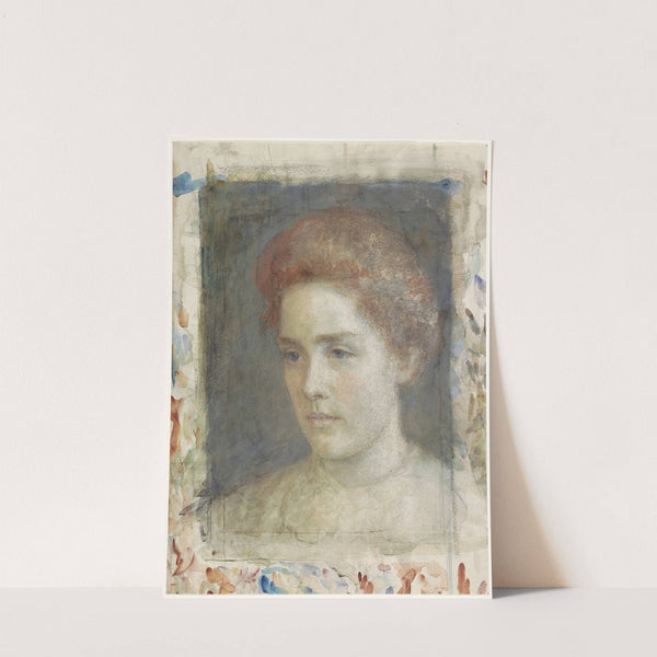 Portret van mejuffrouw Wiedenbruggen by Jan Veth