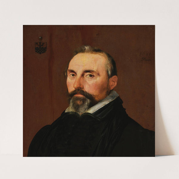 Portret van Melchior Moretus by Salomon de Bray