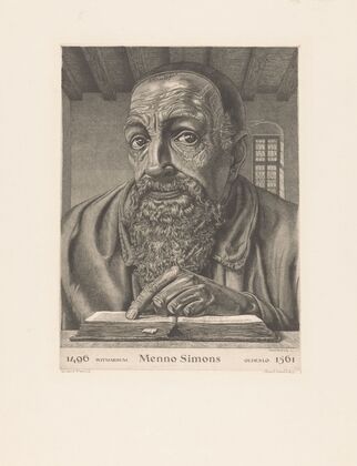 Portret van Menno Simons (1947 - 1948)
