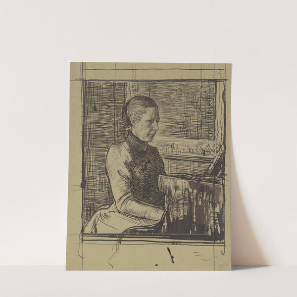 Portret van mevrouw Van Marken-Matthes by Jan Veth