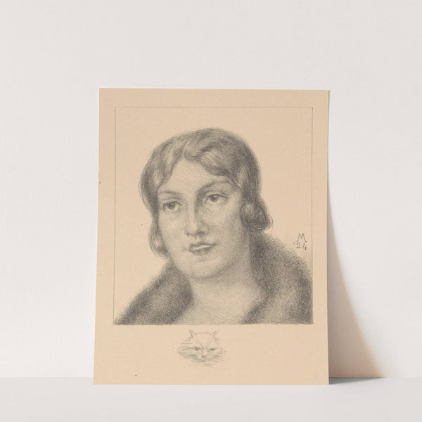 Portret van mevrouw van Tienhoven-Hoyack (1924) by Simon Moulijn