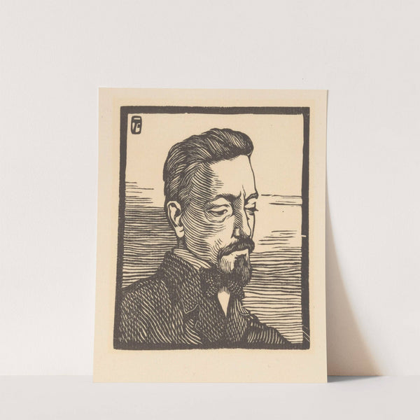 Portret van Multatuli by Johannes Josephus Aarts