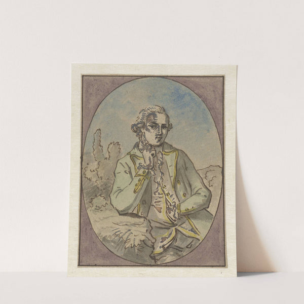 Portret van onbekende man, in ovaal (c. 1752 - c. 1819) by Jurriaan Andriessen