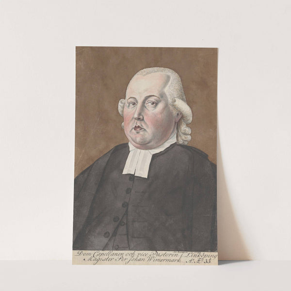 Portret van Per Johan Wimermark by Jan Brandes