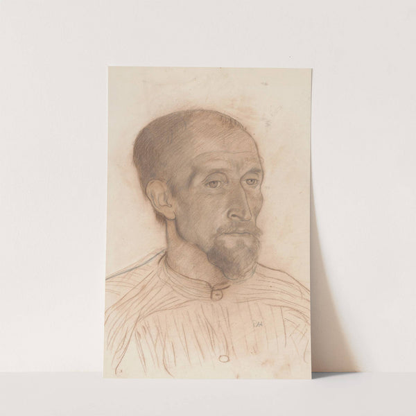 Portret van Petrus Koninks, naar rechts by Richard Nicolaüs Roland Holst