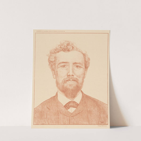 Portret van Pier Pander by Ferdinand Hart Nibbrig