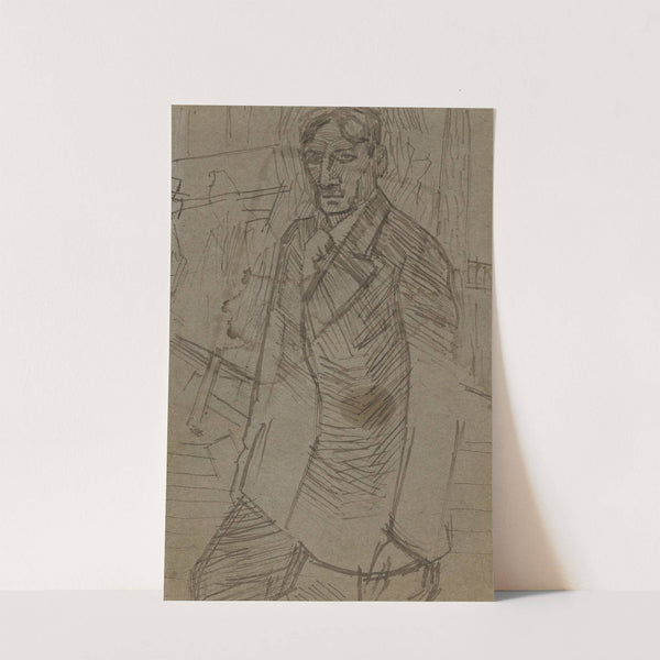 Portret van René Lyr (1915) by Jean Brusselmans