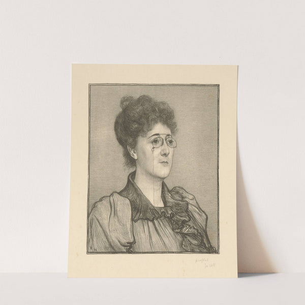 Portret van Thérèse Schwartze by Jan Veth