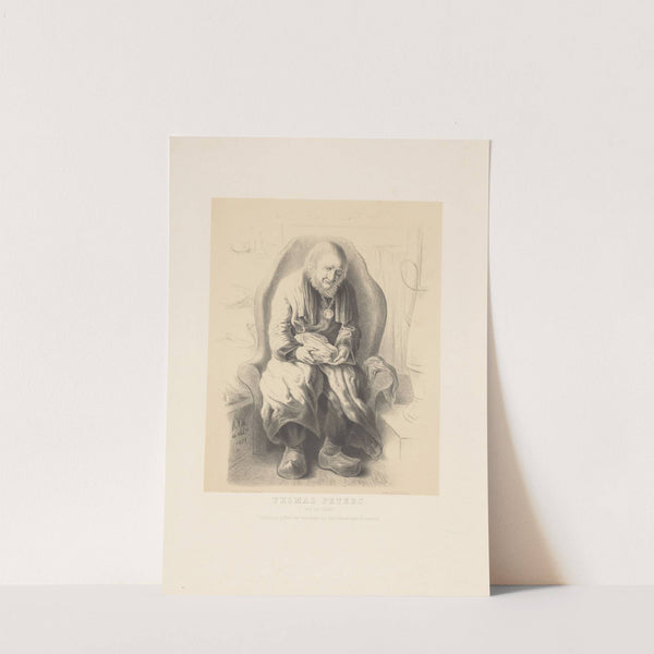 Portret van Thomas Peters (1857) by Alexander Ver Huell