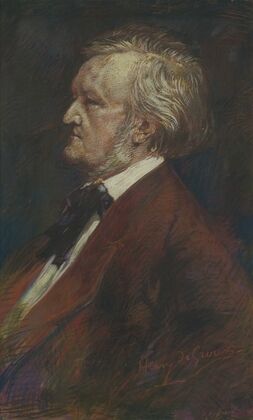 Portret van toondichter Richard Wagner (1895)