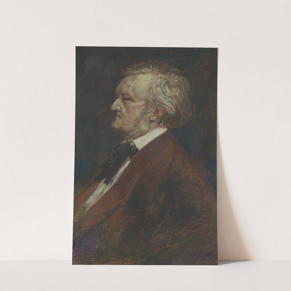 Portret van toondichter Richard Wagner (1895) by Henry de Groux