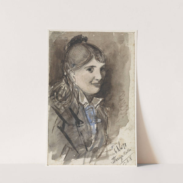 Portret van Treesje Muller by Jan van Essen