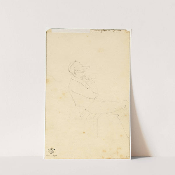 Portret van W. Badon Ghyben by Pieter van Loon