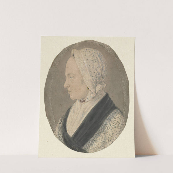 Portret van Willemijntje van den Bos by Cornelis van Noorde