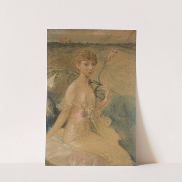 Portret Zofii Jachimeckiej by Teodor Axentowicz