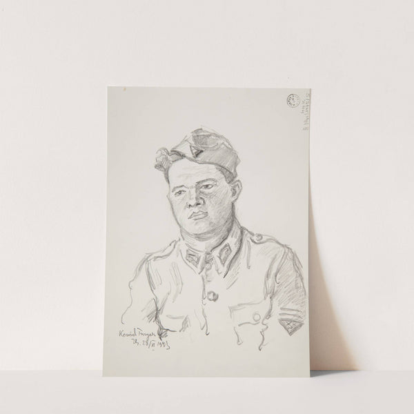 portret żołnierza. by Ivan Ivanec