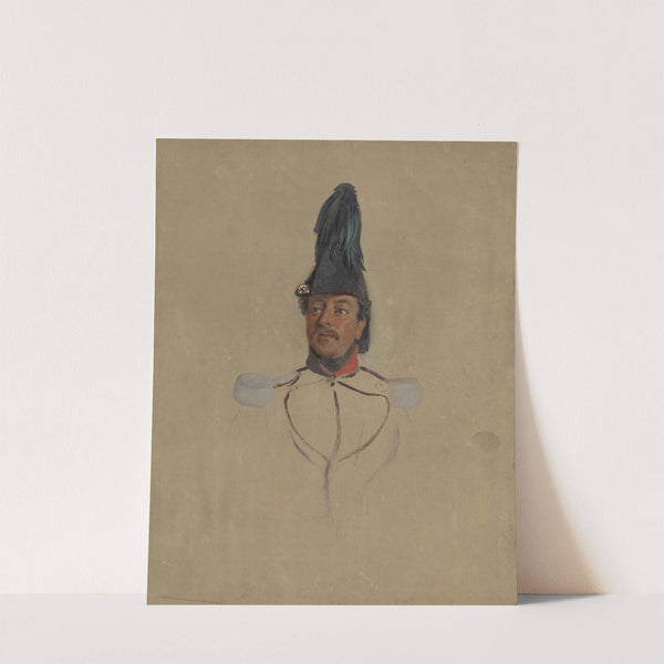 Portretstudie van kapitein T.S. Nabal by Nicolaas Pieneman