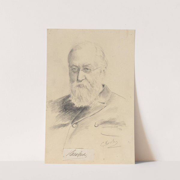 Portrett av Hans Gude (before 1892) by Christian Krohg