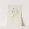 Portrett av mann med pipe (between 1844 - 1854) by Adolph Tidemand